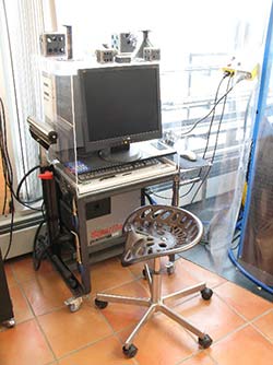 Computer and Plasma Cutter Station